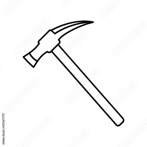 hammer line art