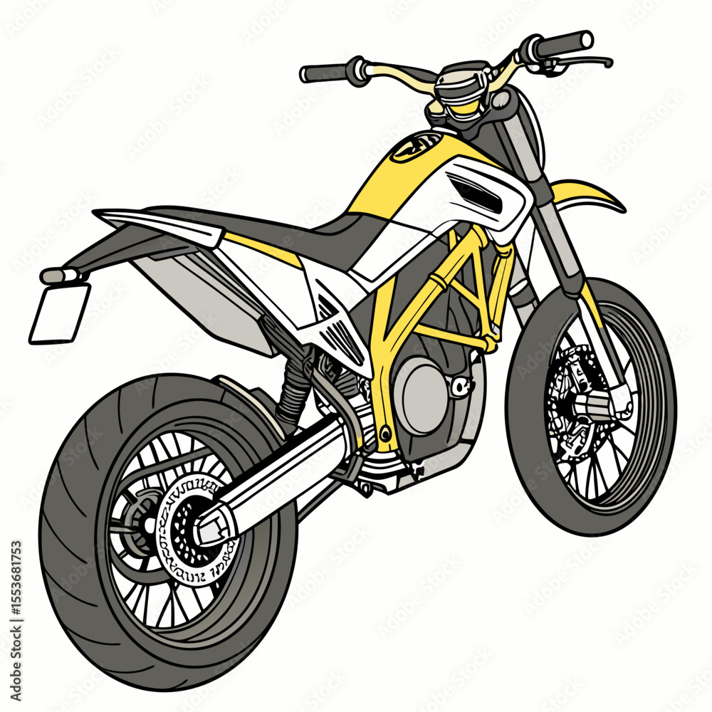 Fototapeta premium husqvarna 701 supermot