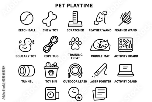 Pet playtime collection: toys and activities for fun and exercise