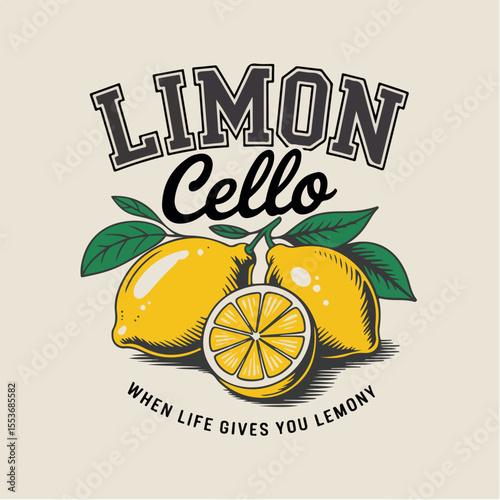 vector illustration of an lemon background