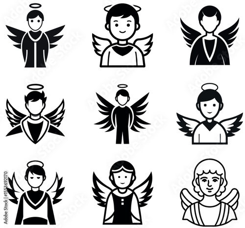 male Angel Icon Collection