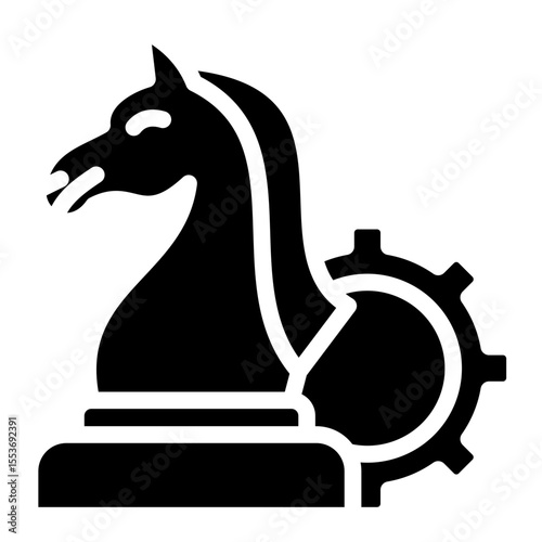 Business Strategy Vector Icon Style