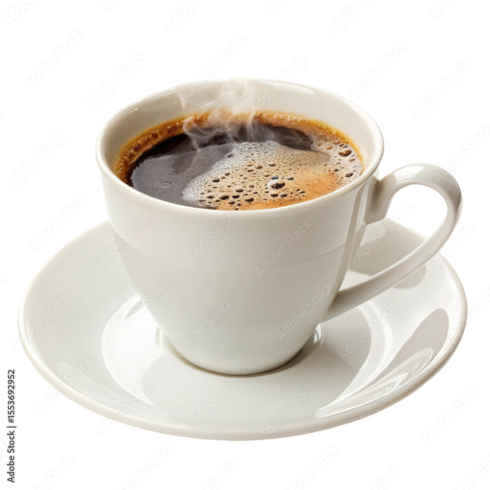 Fototapeta premium cup of coffee with beans