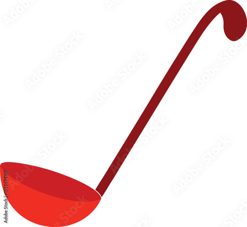 ladle icon clipart vector on transparent background
