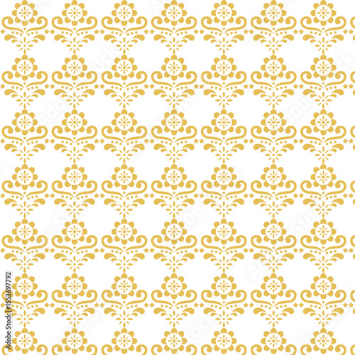 Damask seamless vector background. baroque style pattern. Graphic ornate pattern for wallpaper, fabric, packaging, wrapping. Damask flower ornament.
