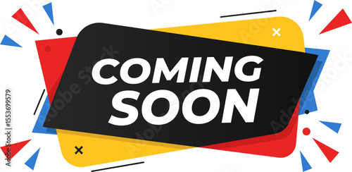 Modern Coming Soon Graphic for Landing Pages, Countdown Sites, or App Launch Placeholders