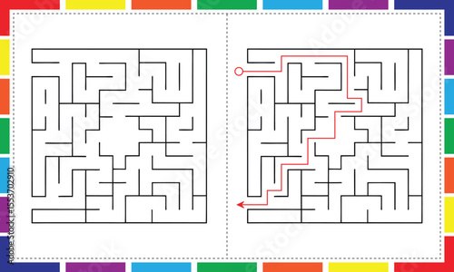 Maze Quest Find Your Way Through Every Page, Wacky Maze World Brain Boosting Fun for Kids