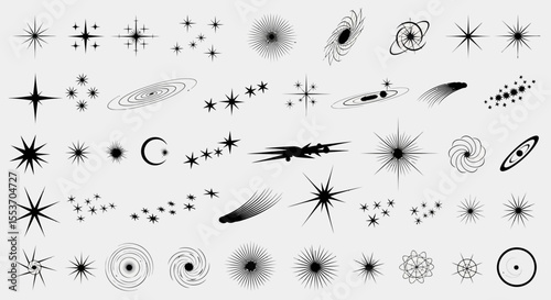 Cosmic Sparkle A Collection of Celestial Illustrations