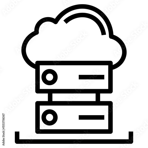 server vector icon