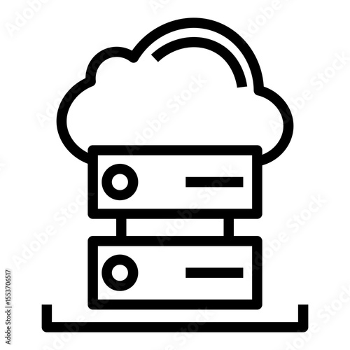 server vector icon
