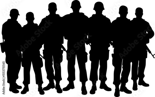 Soldiers, Military, Army,  vector bundle