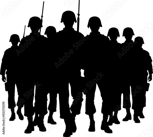Soldiers, Military, Army,  vector bundle
