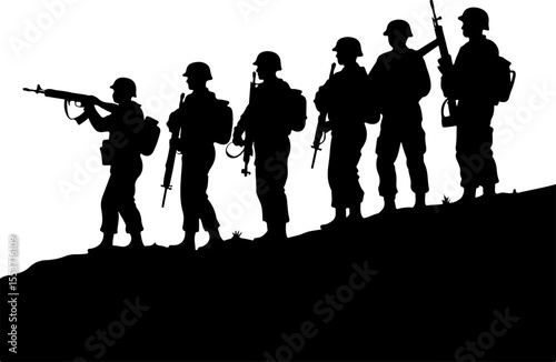Soldiers, Military, Army,  vector bundle