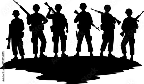 Soldiers, Military, Army,  vector bundle