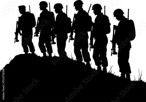 Soldiers, Military, Army,  vector bundle