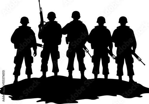 Soldiers, Military, Army,  vector bundle