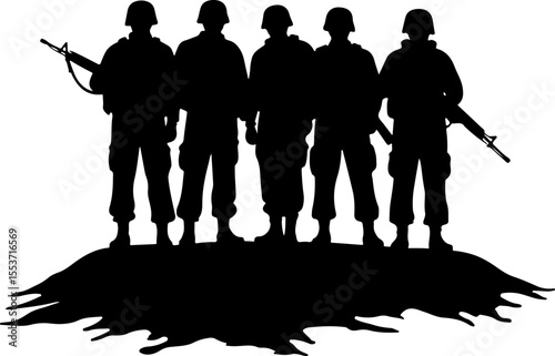 Soldiers, Military, Army,  vector bundle