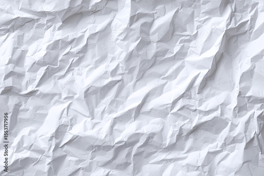 Obraz premium Crumpled white paper texture (4)