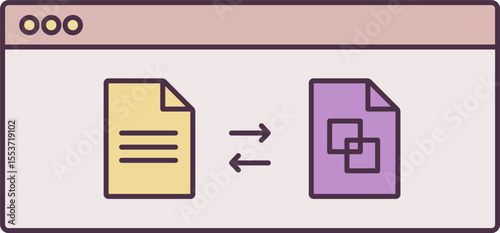 Digital Interface and Data Management Icons