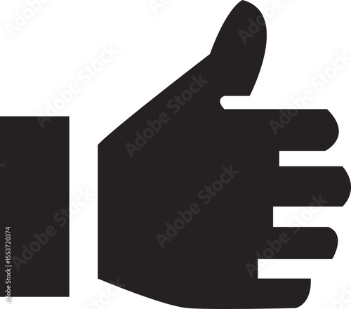 Collection of diverse hand gestures and icons for communication and design isolated on white background isolated on transparent background silhouette