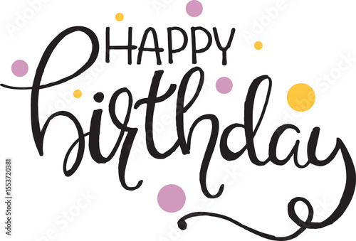 Funny hand drawn birthday collection with festive elements and celebratory designs isolated on white background isolated on transparent background silhouette