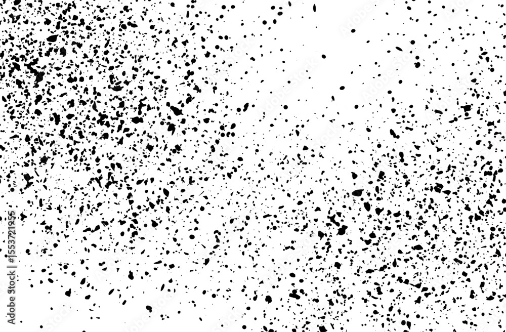 Worn Ink Grunge with Transparent Mask