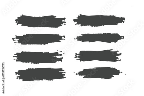 Abstract Brush Stroke Collection: A collection of abstract brush strokes, perfect for adding texture and depth to your design projects, offering versatility in both form and application.