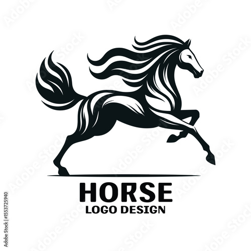 Horse Vector Logo Design