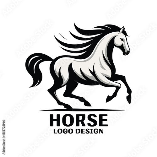 Horse Vector Logo Design