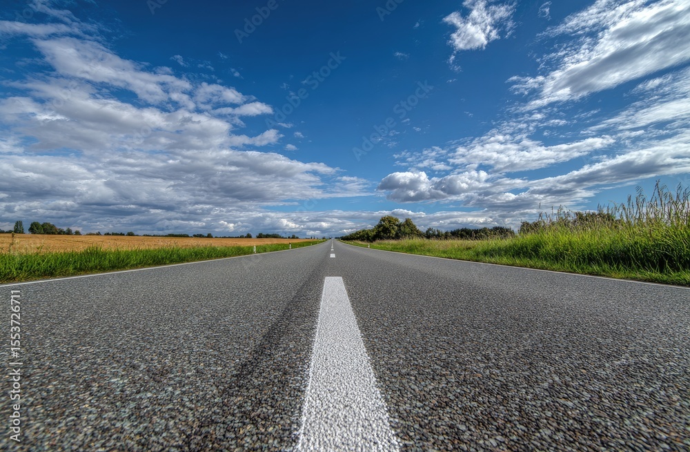 Open road, sunny day Open road, sunny day
