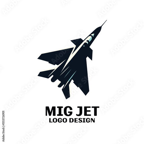 Mig Jet Vector Logo Design