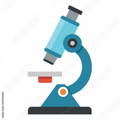 Simple illustration of a modern compound microscope