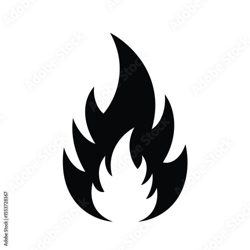 vector fire icon