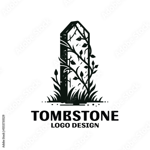 Tombstone Vector Logo Design