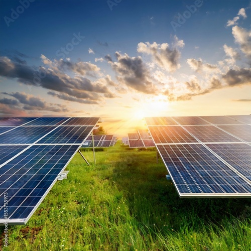 Painéis de energia solar. 