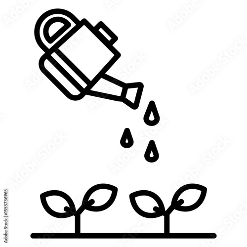 Watering Plants Icon