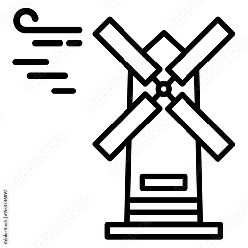 Spring Turbine Icon