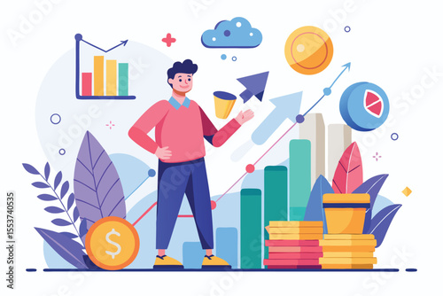 Understanding inflation through illustrative concepts focusing on economic growth and financial analysis in modern times