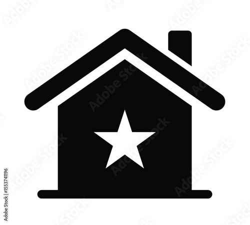 Real estate home icon