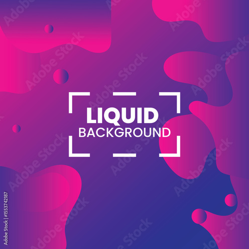 Vibrant Liquid Shapes for Minimalist Design Projects