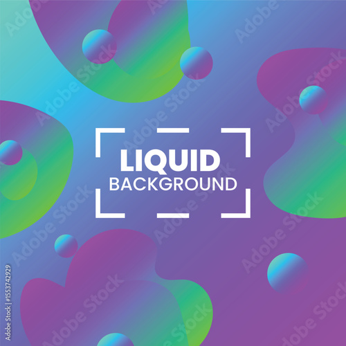 Vibrant Liquid Shapes for Minimalist Design Projects