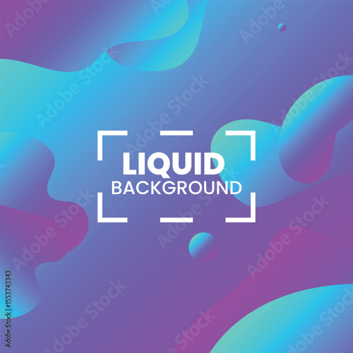 Vibrant Liquid Shapes for Minimalist Design Projects