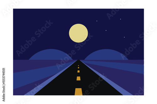 moon and stars