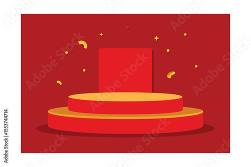 podium with pedestal