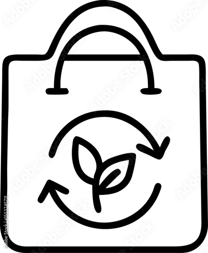 vector illustration of a shopping bag