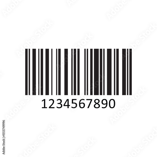 Black And White Barcode Art  