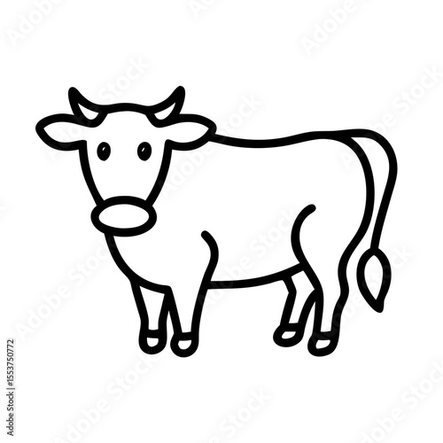 Cow outline icon 