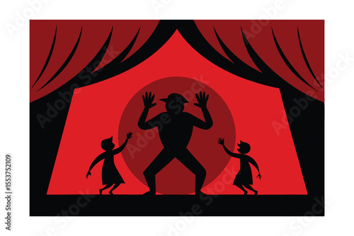 Shadow Puppetry A Dramatic Silhouette Performance Art