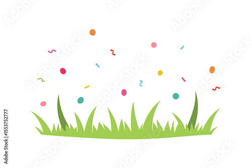 grass and flowers