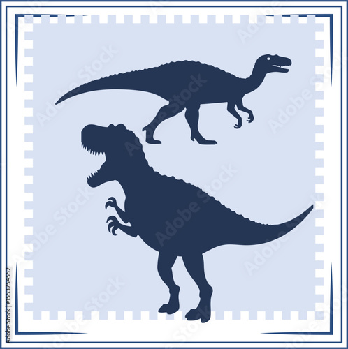 Dinosaur silhouette Dinosaur Icon Dinosaur silhouette illustration
